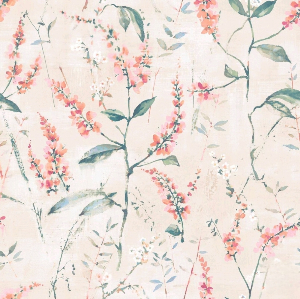 RoomMates Floral Sprig Peel & Stick Wallpaper